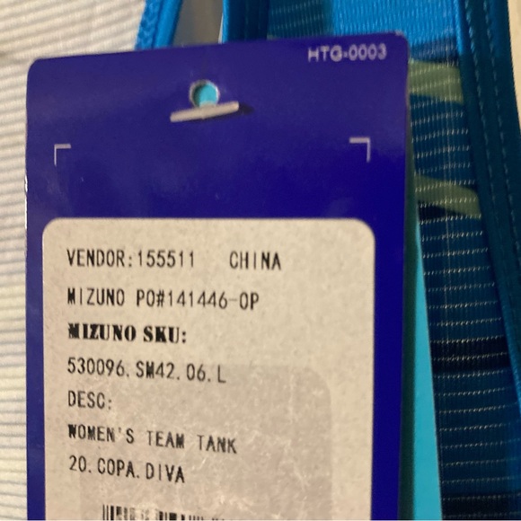 Mizuno Women’s Team Tank Size Large - Picture 4 of 4